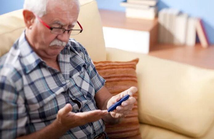 A diabetic should measure blood glucose and take glucose-lowering medication